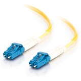 C2G 2m LC-LC 9/125 OS1 Duplex Singlemode PVC Fiber Optic Cable - Yellow