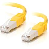 C2G 10ft Cat5e Molded Shielded (STP) Network Patch Cable - Yellow