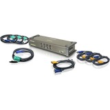 IOGEAR IOGEAR MiniView GCS1744 4-Port Dual View KVM Switch