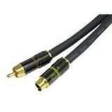 Cables To Go SonicWave S-Video Plus Digital Audio Interconnect Cable - 6ft - Gray