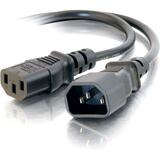 GENERIC C2G 3ft Computer 18 AWG Power Cord Extension (IEC320C14 to IEC320C13)