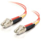 C2G 2m LC-LC 62.5/125 OM1 Duplex Multimode PVC Fiber Optic Cable - Orange