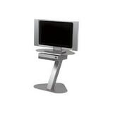Peerless FPFS-SLV Flat Panel Floor Stand For TV - Steel - Silver