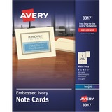 Avery Embossed Note Cards