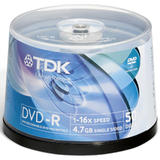 TDK 16x DVD-R Media - 48521
