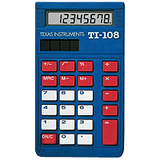 TEXAS INSTRUMENTS Texas Instruments TI-108 Simple Calculator