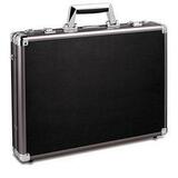 "Vanguard Luxor Deluxe Carrying Case - Clam Shell - Detachable Shoulder Strap, Handle - 18"" x 13"" x 3.12"" - Aluminum - Black"