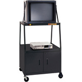 Bretford BBULC48 Wide Body A/V Cart With Cabinet