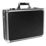 "Vanguard Luxor Deluxe Carrying Case - Clam Shell - Detachable Shoulder Strap, Handle - 18"" x 13"" x 5"" - Aluminum - Black"