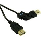 C2G C2G 6ft FlexUSB A Male to A Female Extension Cable
