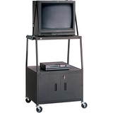 Bretford BBC48-M4 Wide Body A/V Cart With Cabinet
