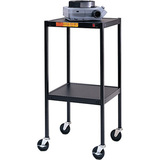 Bretford MP42-E4 A/V Cart - Steel - Black