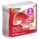 TDK DVD-RW Media - 48425