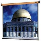 DA-LITE Da-Lite Veneer Model B Manual Wall and Ceiling Projection Screen (Mahogany)