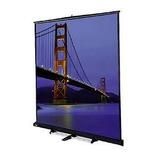 DA-LITE Da-Lite Floor Model C Manual Wall and Ceiling Projection Screen (Gray Carpeted)