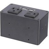 StarTech Power Outlet Module for Conference Table Connectivity Box - 2x AC Power and 2x USB-A - Power and Charging Hub