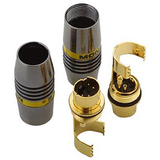 25 PAIR PK PHONOLINK-S-VIDEO 2 GOLD CONN