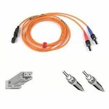 Belkin Fiber Optic Duplex Patch Cable - 1 x MT-RJ - 2 x ST - 65.62ft - Orange