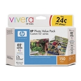 HEWLETT-PACKARD HP 02 Series Photo Value Pack