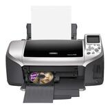 image of Epson Stylus R340 Photo Printer - Color Inkjet - 15 ppm Mono - 15 ppm Color - 57 Second Photo - PC, Mac