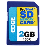 EDGE TECH CORP EDGE Tech 2GB ProShot Secure Digital Card 130X
