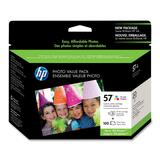 HP 57 Series Photo Value Pack - Ink Cartridge, Photo Paper