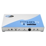 Gefen DVI Digital Audio and Video A/B Switch - DVD Player, HDTV Compatible - 2 x Toslink DVI-in, 2 x Toslink S/PDIF In, 2 x S/PDIF In, 1 x DVI-out, 1 x S/PDIF Out, 1 x S/PDIF Out