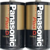 PANASONIC Panasonic D-Size Alkaline Plus Battery Pack
