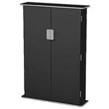Atlantic Radius Multi-media Cabinet - Wood - Disk Holder