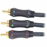 Phoenix Gold Bronze 300 Series Component Video Cable - 10ft - Molded - Blue, Gray