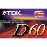 TDK D Type I Audio Cassette - D60