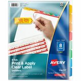 Avery Index Maker White Divider with Color Tabs