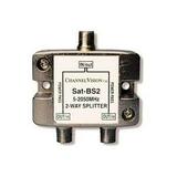 Channel Vision 2-Way Broadband Satellite Splitter - 2-way - 2GHz - Satellite Splitter