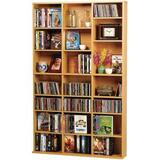 38435065 - Atlantic Oskar CD Media Rack - Wood - Disk Holder