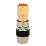 Monster Cable QuickLock RG6Q F-Pin Connectors