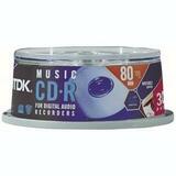 TDK CD-R Digital Audio Media - CDR80TWNCB30
