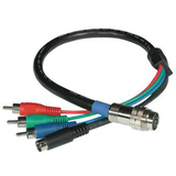 Cables To Go RapidRun Component Video & S-Video Break-Away Flying Cable