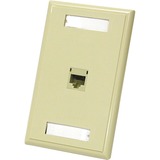 Cables To Go 1 Socket Network Faceplate - 27415