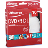 Memorex 2.4x DVD R Double Layer Media