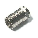 Channel Vision RG6 Crimp on F-Connector Quad shield - 2104QS