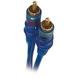 METRA Raptor Neon Blue Series RCA Cable
