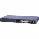 FS728TSNA - Netgear ProSafe FS728TS 24 Port 10/100 Stackable Smart Switch