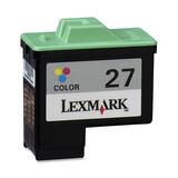 Lexmark No. 27 Color Ink Cartridge - 140 Pages - Cyan, Magenta, Yellow