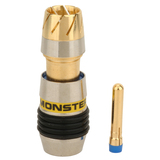 Monster Cable QuickLock RG6 RCA Connector