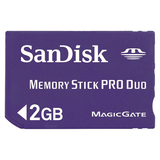SanDisk 2GB Memory Stick PRO Duo - SDMSPD2048A11