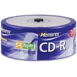 Memorex 52x CD-R Media