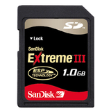 SanDisk 1GB Extreme III Secure Digital Card