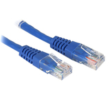 STARTECH.COM StarTech.com 3 ft Cat5e Blue Molded Crossover RJ45 UTP Cat5e Patch Cable - 3ft Patch Cord