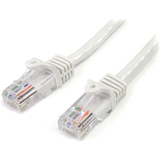 STARTECH.COM StarTech.com 50 ft White Snagless Cat5e UTP Patch Cable