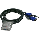 Inland Products, Inc 08216 Mini 2-Port USB KVM Switch